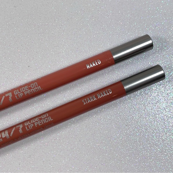 Urban Decay Lip Liner Bundle of 2: Naked & Stark Naked - Picture 2 of 4